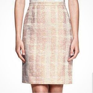 Tory Burch beige pencil skirt